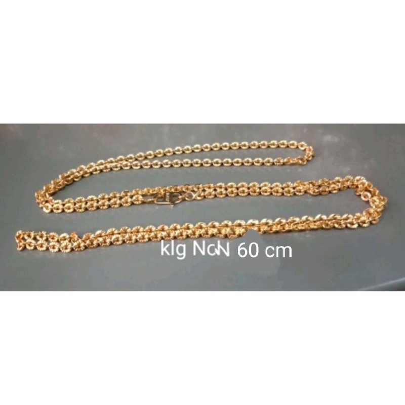 P6. kalung xuping wanita lapis emas Nori 60 cm