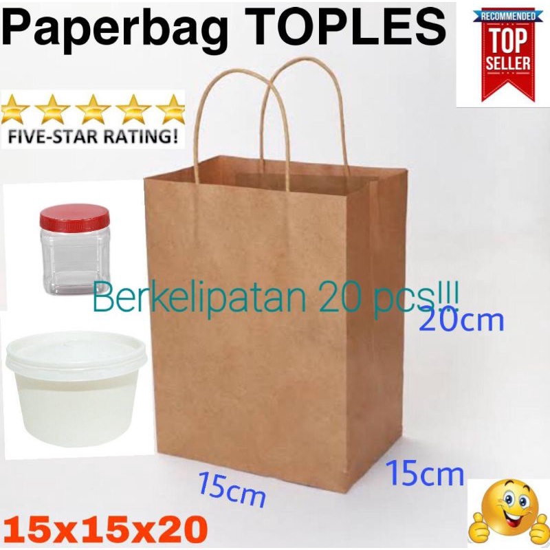 

Paperbag Toples|Paperbag Take Away Toples Warna Cokelat