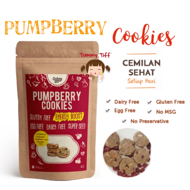 Ladang Lima blackmond / pumpberry Cookies 180gr