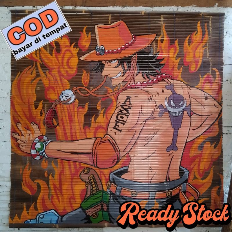 Tirai Bambu Motif 2x2 / Kerai Bambu / Tirai Gulung / Krey Bambu / Krei Bambu / Tirai Bambu Gulung