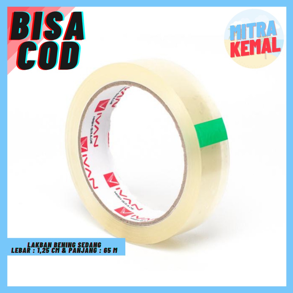 

Lakban/ Selotip 2,5 Centimeter x 65 Meter