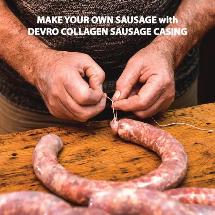 

DEVRO CASING SAUSAGE SKIN SOSIS 28AHA001 UK 2,3CM COLLAGEN