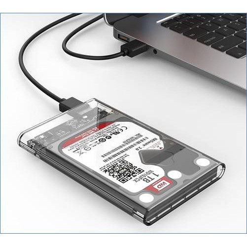 EXTERNAL CASE HDD TRANSPARAN 3.0 ORICO BRANDED 2.5 SATA