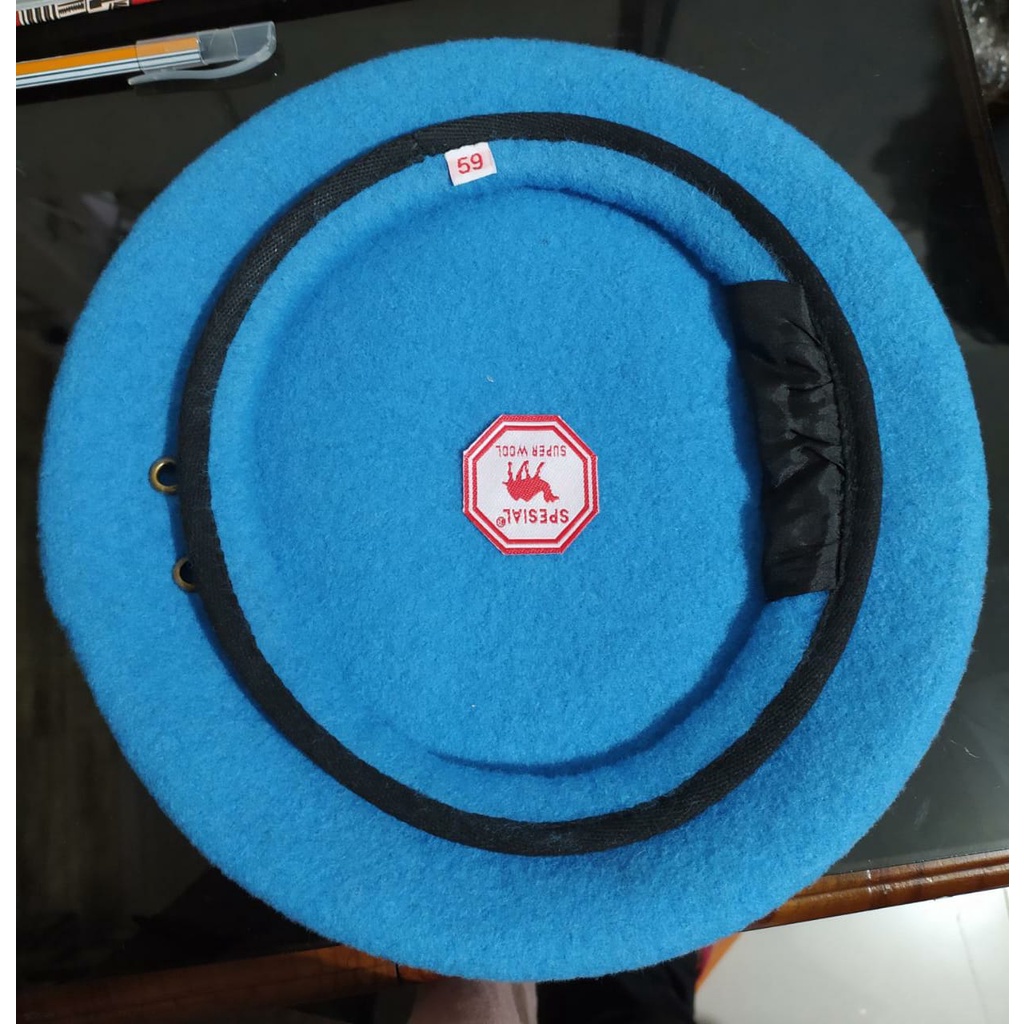 Baret camel Provos / camel biru muda