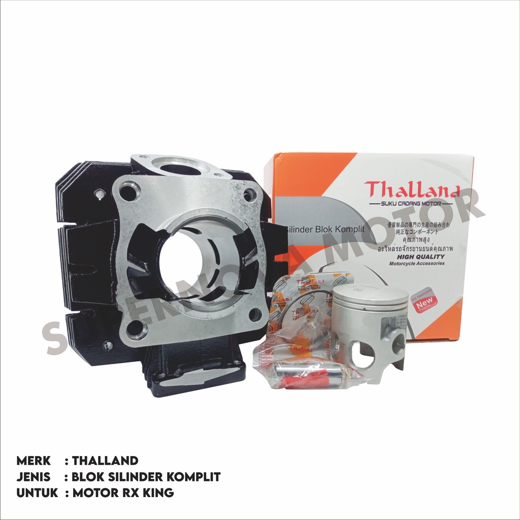 BLOK BLOCK SEHER BORING SILINDER KIT THAILAND ORIGINAL RX KING