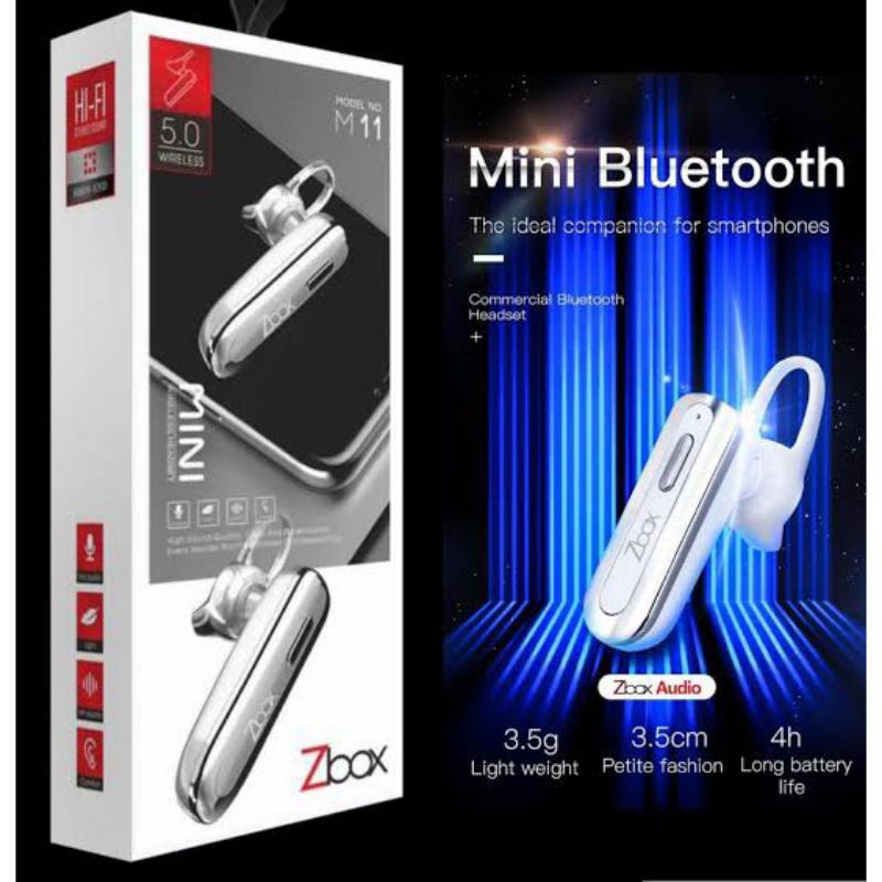 Handsfre Bluetooth Zbox M11