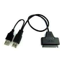 U3S | CONVERTER USB 3.0 MALE TO SATA FEMALE CENTRO / MALE-2 TO FEMALE