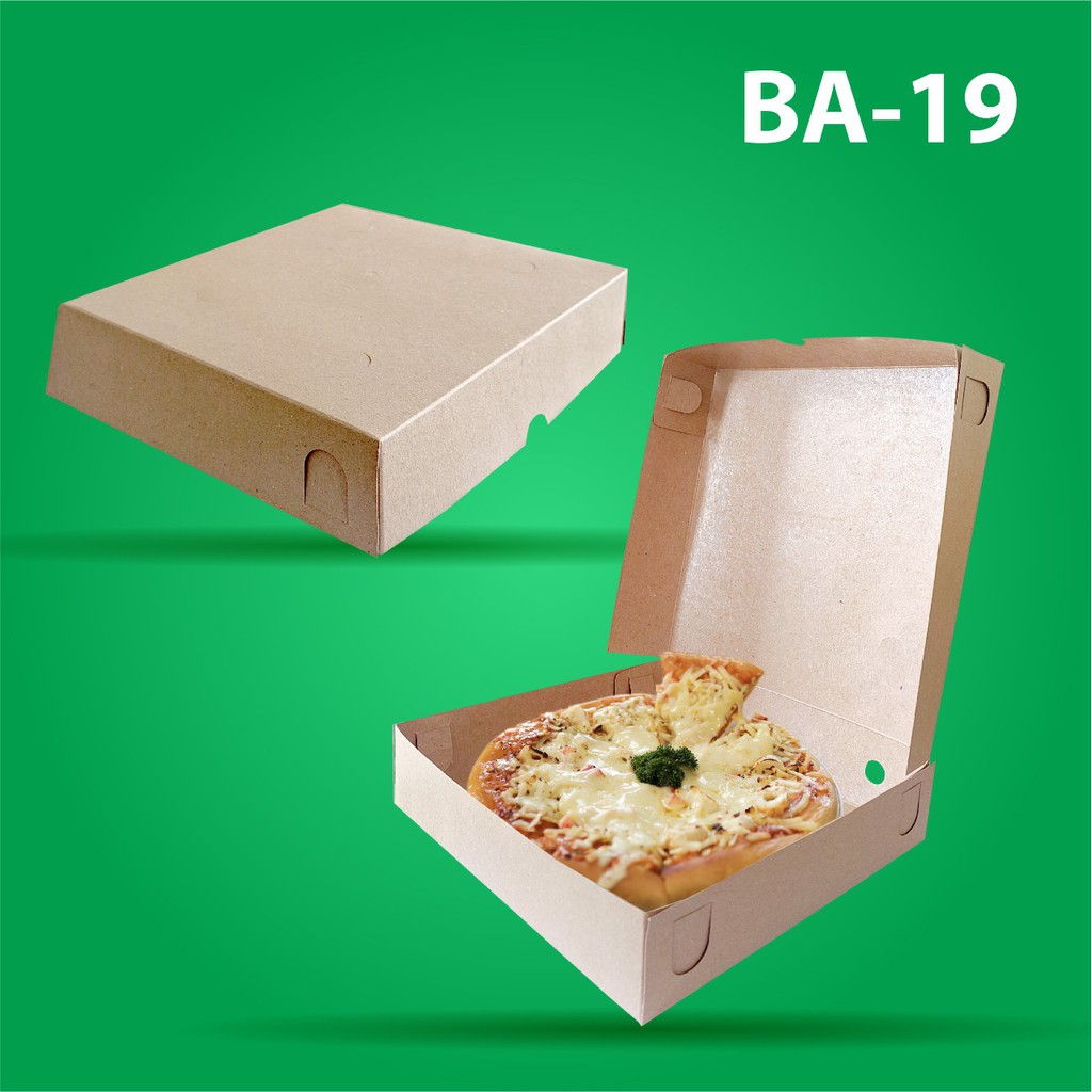 Box Baju Box Hijab Dus Pizza 22x22x5 (B19K3-Non Laminasi)