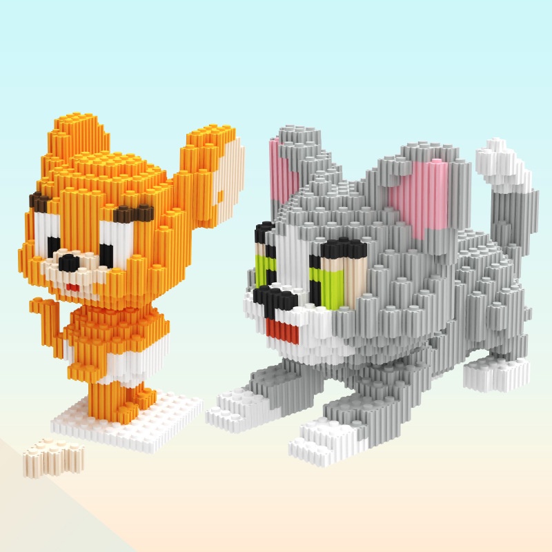 Mainan Rakitan Balok Bangunan nanoblock Model Untuk Anak