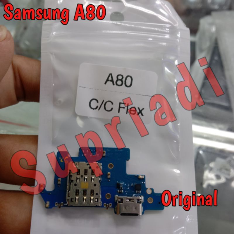 Pcb Papan Conektor Charger Samsung A80 + IC