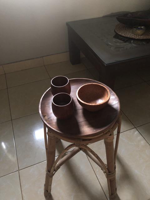 Piring Kayu Bentuk Bulat Ukuran Xl (d= 30cm) Oesing Craft