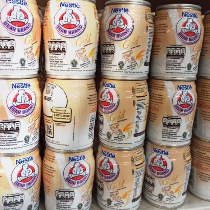 

[COD] Nestle Bear Brand Gold Malt Putih 140 ML - 1 Dus [COD]