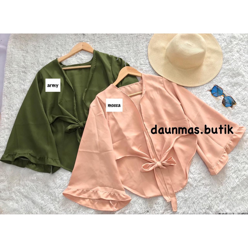 1KG MUAT 7PCS | ANYA RUFFLE OUTER / KARDIGAN TALI / CARDIGAN POLOS REMPEL