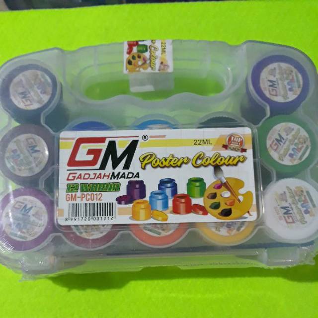 

Cat Poster GM 12WARNA 22ml / Cat Poster TITI 12warna 30ml/Cat Poster Snowman 15ml SP 12
