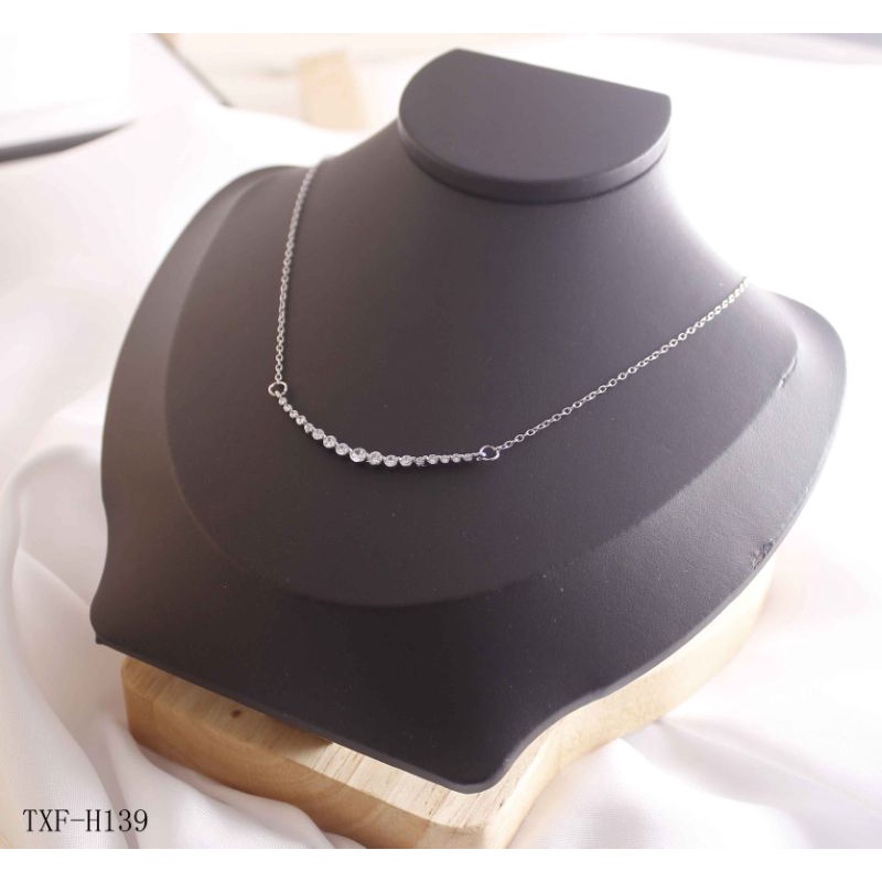 Kalung Titanium Permata Perhiasan Wanita Jewellery H139