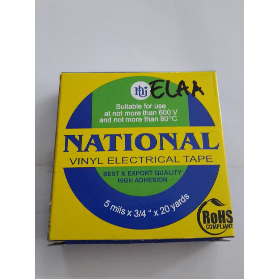 

[Promo] Isolasi Listrik Hitam National Murah