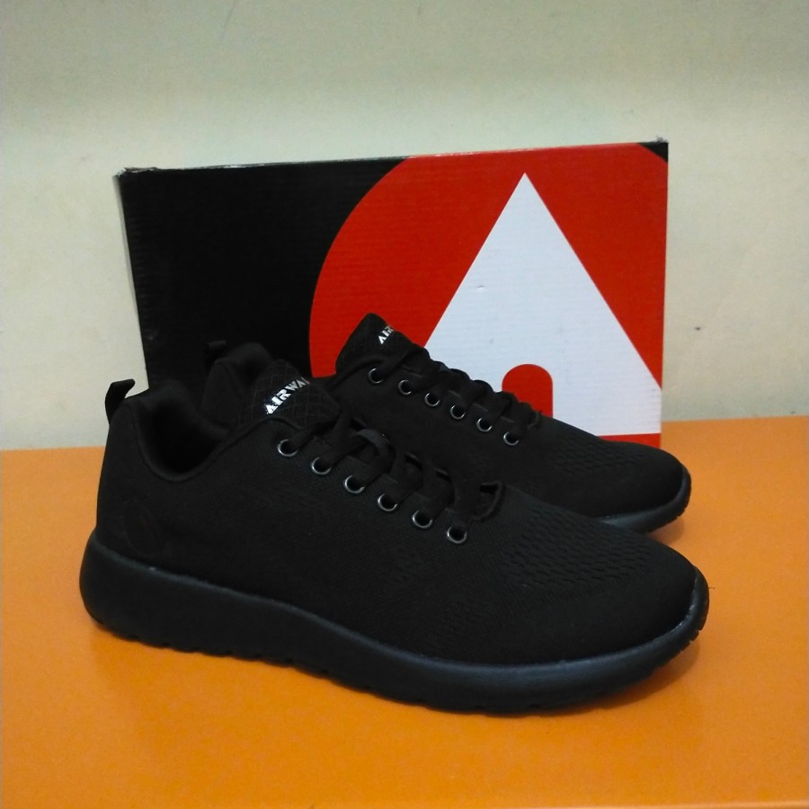 (Diskon 70%) Original Store - Sepatu Pria Slip On Airwalk Fabel Black BISA COD