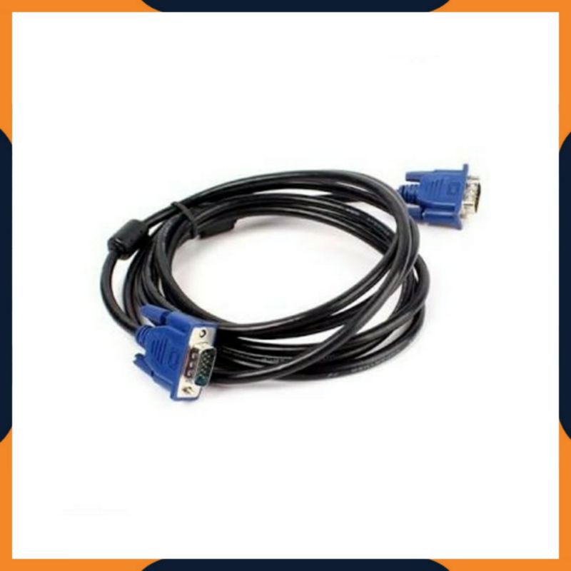 [COD] KABEL VGA DIGITAL MALE TO MALE 3 METER + KONEKTOR ADAPTER CONVERTER HDTV MALE TO VGA FEMALE / DARI LAPTOP KE PROYEKTOR &amp; MONITOR