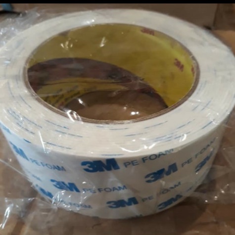 

Promo Bulan Ini Double Tape 3M Pe-Foam 1600 Putih White/Putih 48Mm X 4Mtr Bergaransi