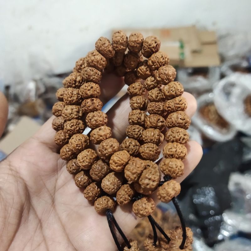 gelang rudraksha jenitri tali hitam