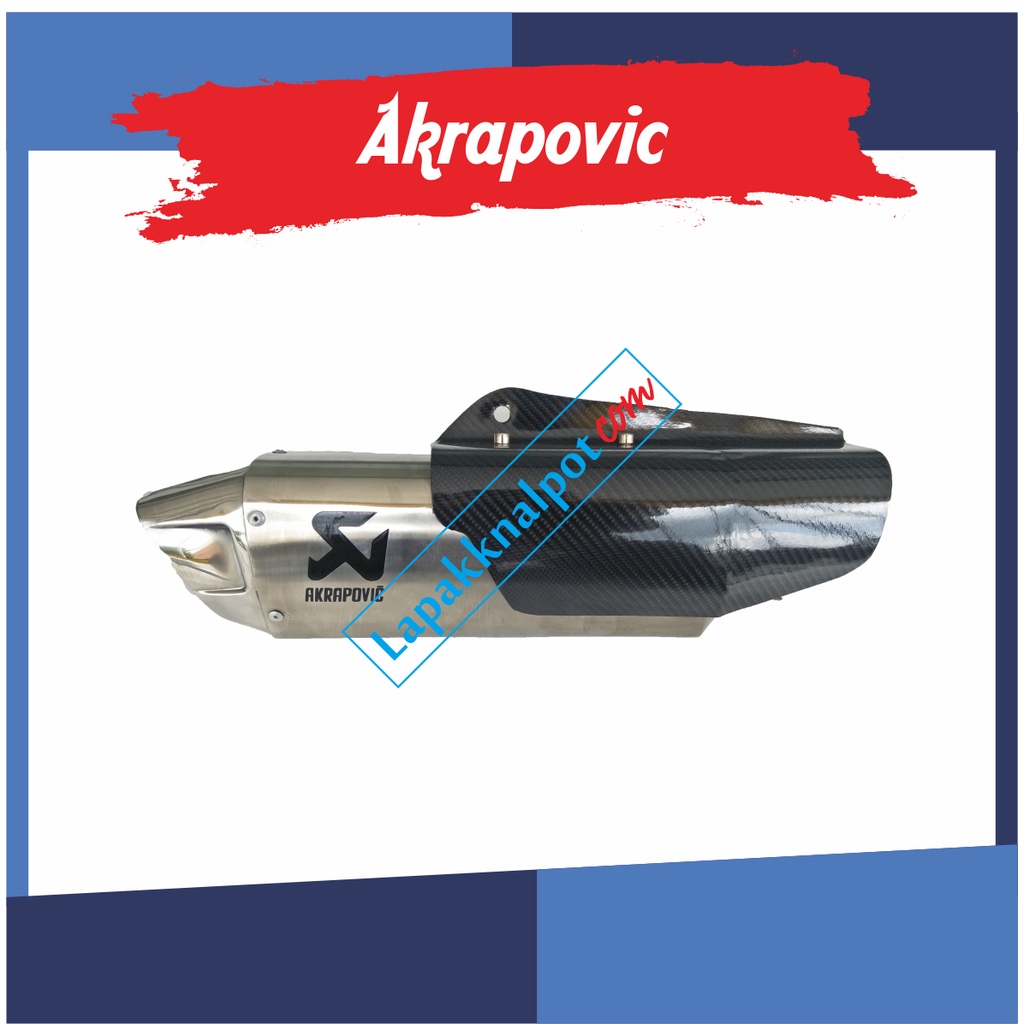 Silencer / Slencer knalpot racing Akrapovic New Tameng
