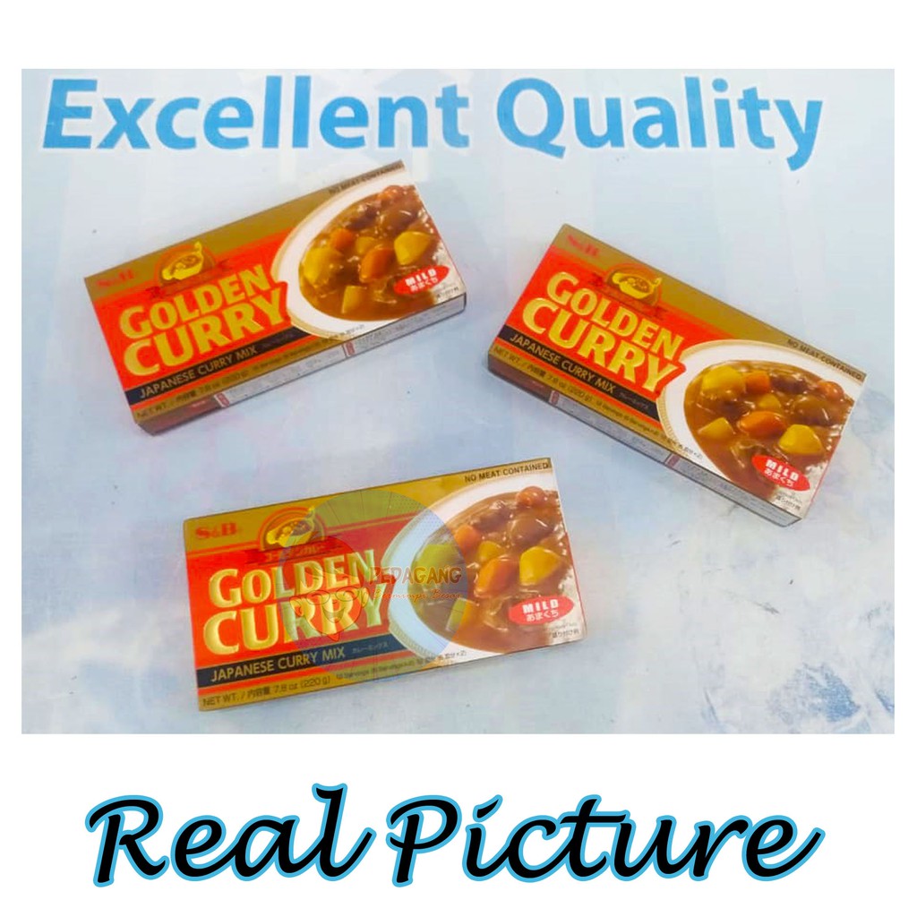 S&amp;B Golden Curry 220gr Mild | Kari Blok | Kari Jepang