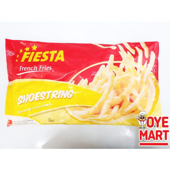 FIESTA SHOESTRING 1KG KENTANG GORENG BEKU/FRENCH FRIES