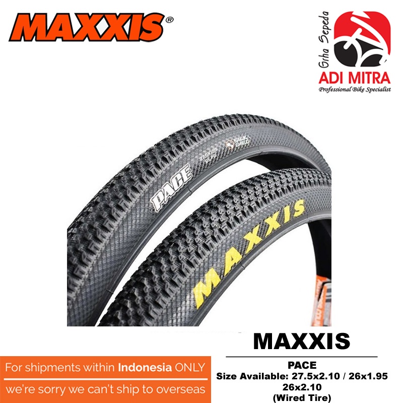 Maxxis Pace Wired Tire | Ban Luar Sepeda MTB 26 / 27.5 inch