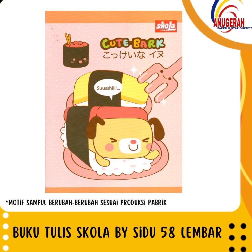 

(W3T9) ✯ BUKU TULIS SKOLA BY SIDU 58 LEMBAR (PAK) //Best@produk