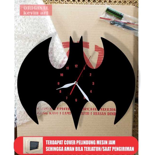 JAM DINDING BESAR KARAKTER BATMAN LOGO SUPERHERO GRATIS HIASAN DINDING 1 SET DEKORASI DINDING PAJANGAN DINDING  AKSESORIS KAMAR TIDUR RUANG TAMU UNIK DAN KEREN AESTHETIC GLOW IN THE DARK MINIMALIS ARTISTIK TEMPEL TEMBOK STIKER DINDING WALL DECOR MURAH