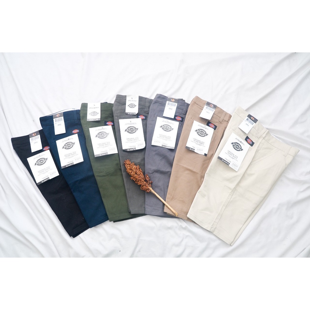 Terlaris ! Celana chino pendek pria keren bahan twill premium tebal original DICKIES model terbaru