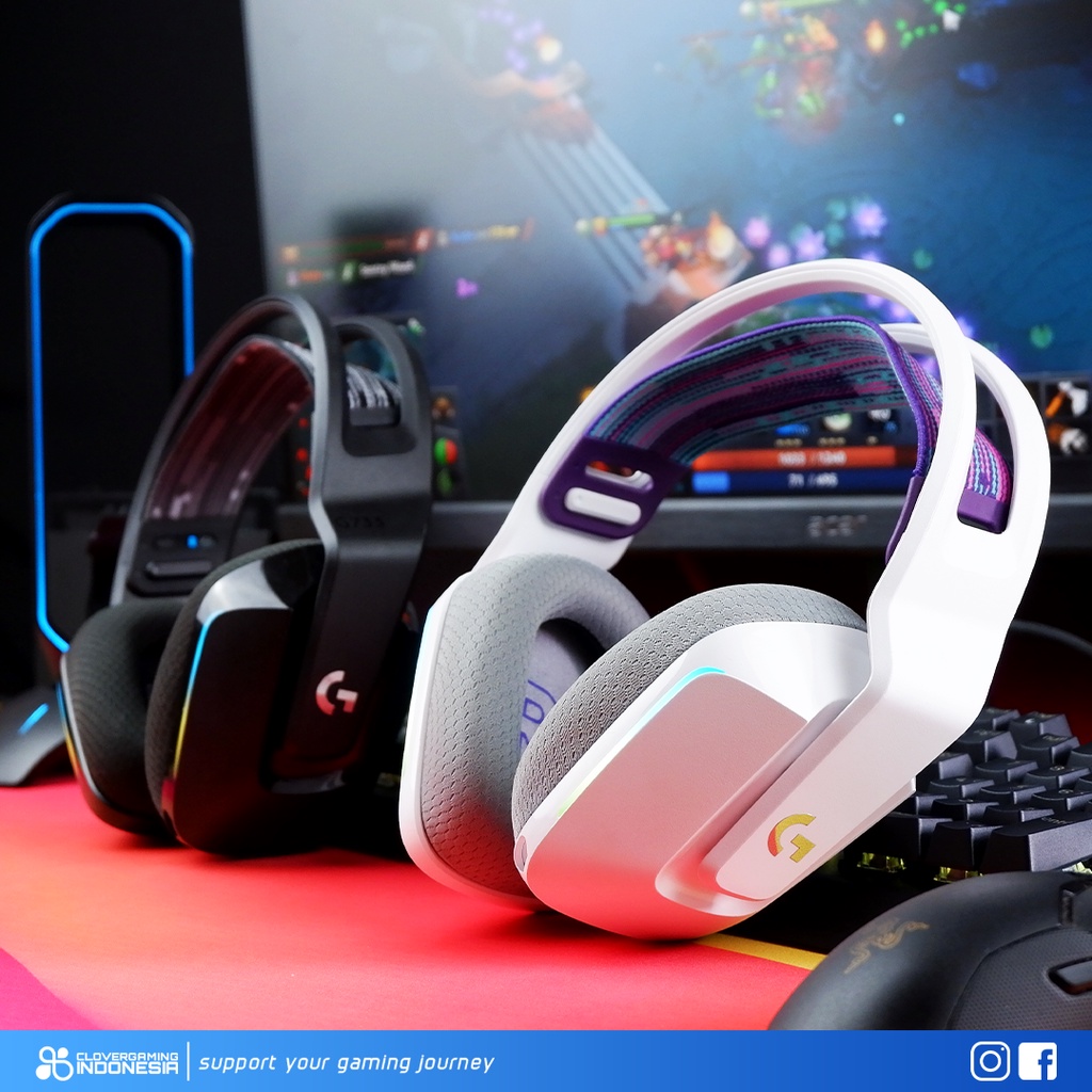 Logitech G733 Lightspeed RGB - Wireless Gaming Headset