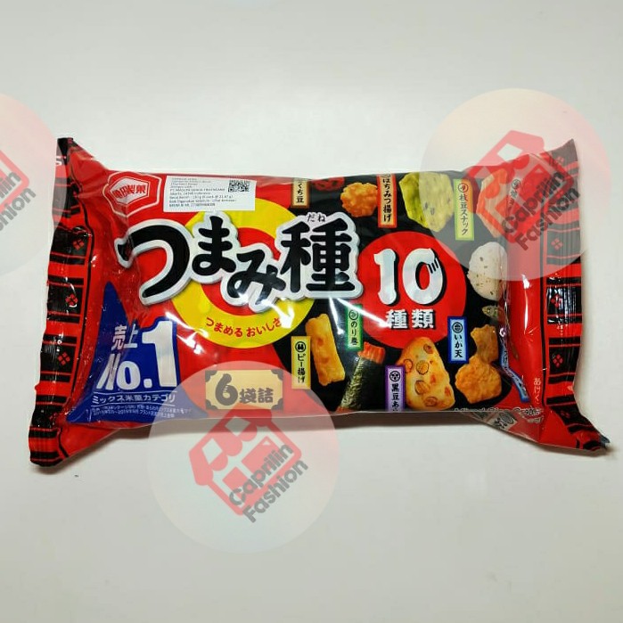 

Snack Kameda seika Tsumami dane 130 gr(6 pack)/campuran kreker beras