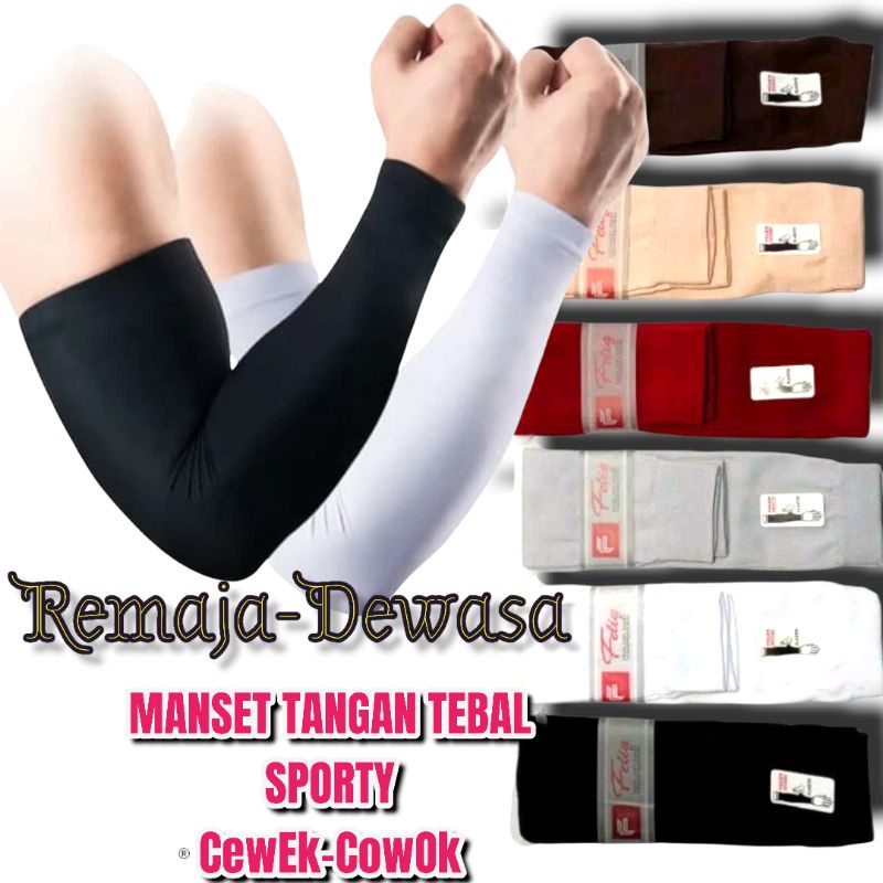 (MT Nylon) MANSET TANGAN/MANSET TANGAN TEBAL/MANSET TANGAN NYLON/MANSET TANGAN CEWEK-COWOK/MANSET