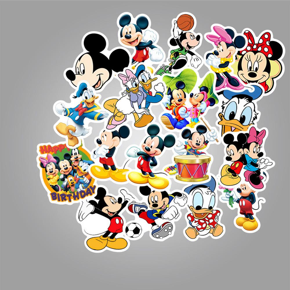 [Elegan] Stiker Kulkas Luggage Gitar Laptop Decor Frozen Mickey Minnie