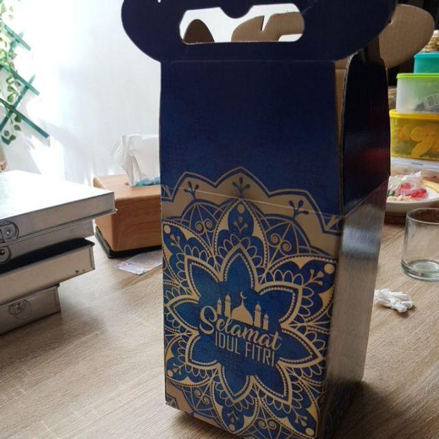 Box Toples Lebaran  Isi 3 14x14x20cm [phdl008]