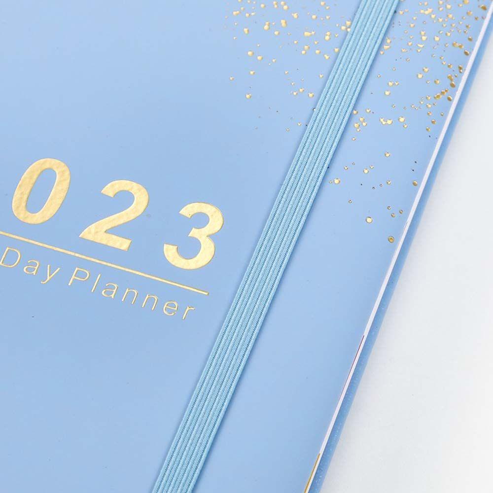 [Elegan] 2023 Notebook Portable Pria Wanita 365hari Jadwal Organizer Kantor Sekolah Perlengkapan Alat Tulis A5 Notebook