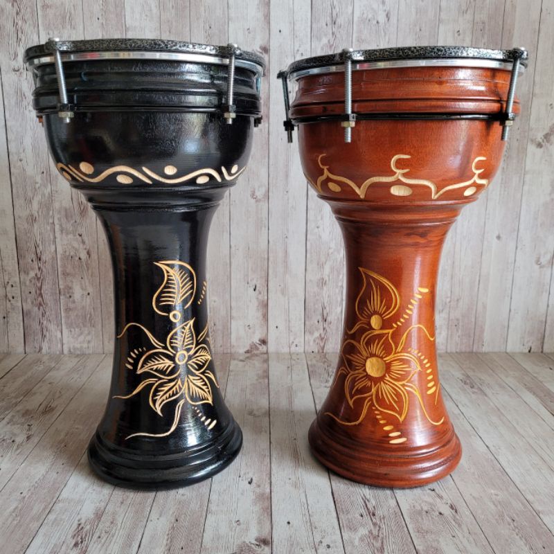 Calti Dumbuk Pinggang Darbuka Mika 8 inch Standar untuk Hadroh Sholawat Qasidah Marawis Termurah