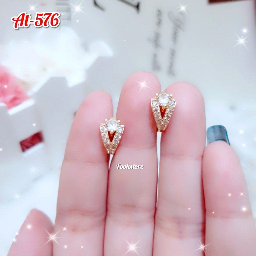 TERLARIS ANTING wanita xuping GOLD/ANTI ALERGI