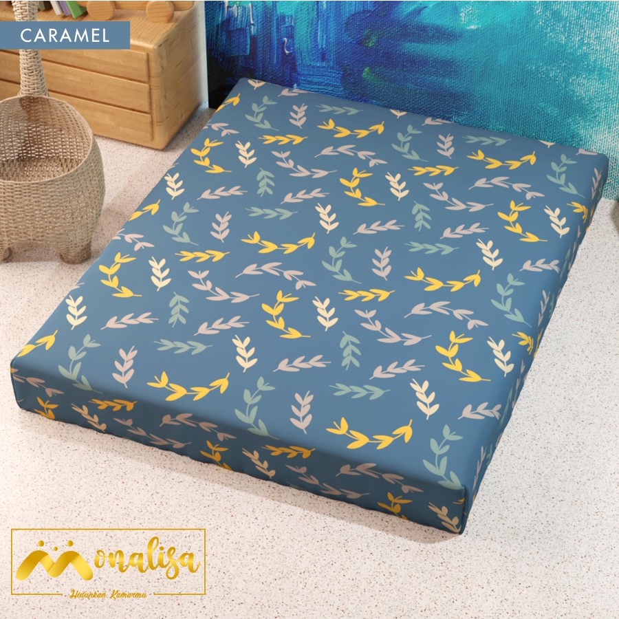 RC Sprei Waterproof Monalisa King T.20 Uk. 180x200 cm Tanpa sarban+sargul-CARAMEL 180