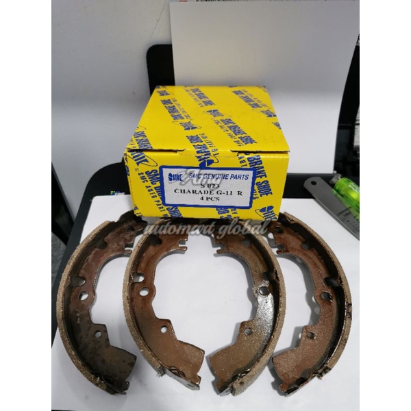 brake shoe kampas rem belakang charade g11 set 4pc