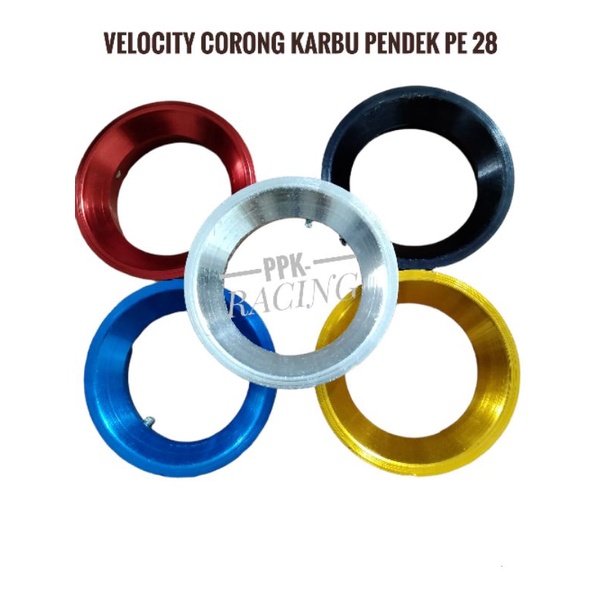 Corong Karbu Velocity Karburator PE 28 Model Pendek