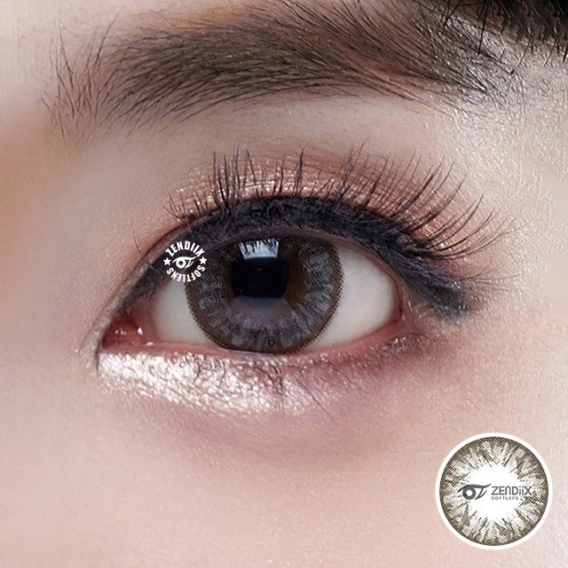 Softlens BIG GRANG-GRANG Warna GREY Normal Beda Minus