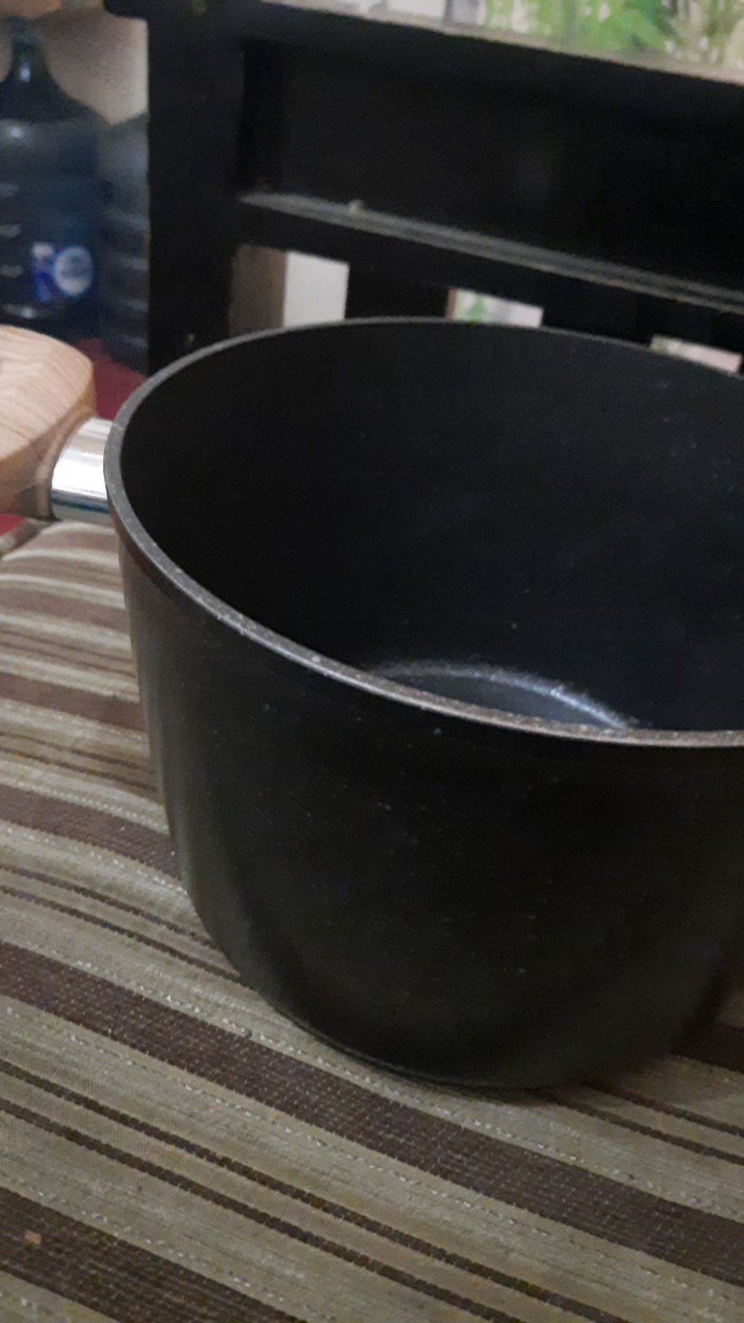 Yoshikawa Panci Keramik Marble 20cm, 24cm Serbaguna Anti Lengket Tutup Kaca Peralatan Dapur Masak