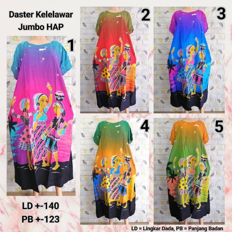 DASTER KELELAWAR JUMBO HAP PASTEL LOWO BIGSIZE ADEM BU TEJO DNDL + VIEW