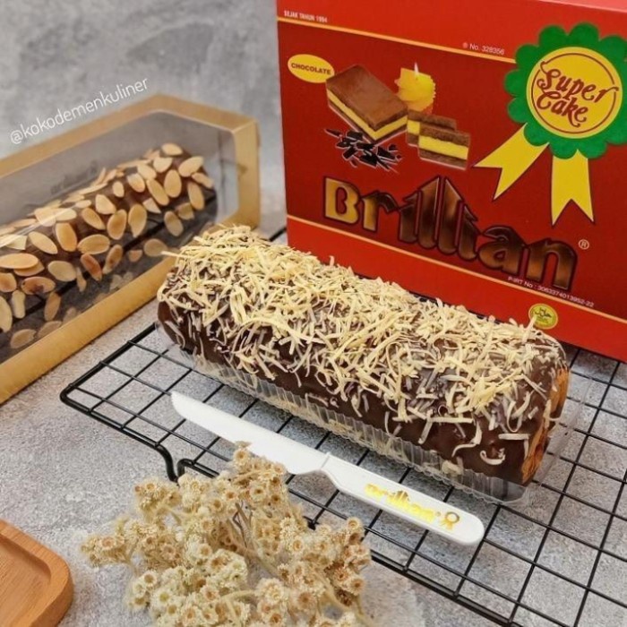 

Brillian Super Cake Roll Special Almond / Special Keju /Special Coklat