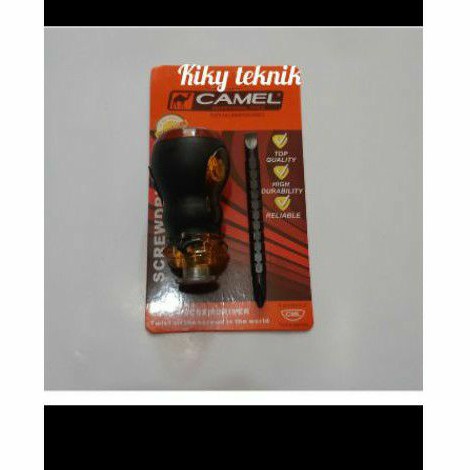 Obeng pendek/cebol bolak balik CAMEL