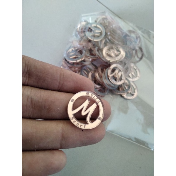 label hijab model ring