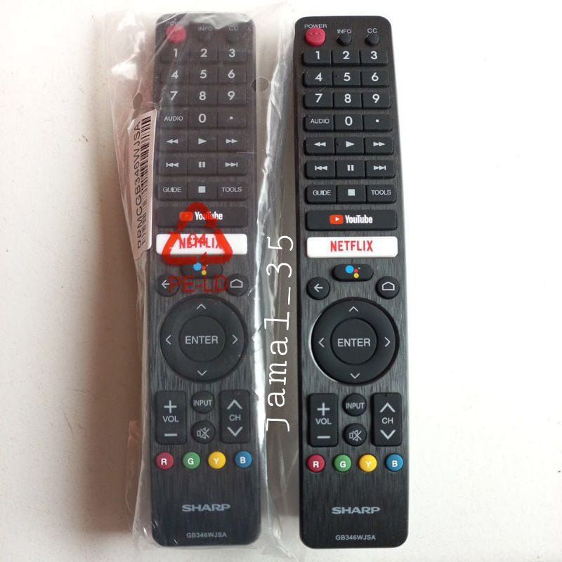 REMOT TV SHARP ANDROID SMART TV ORIGINAL GB346WJSA