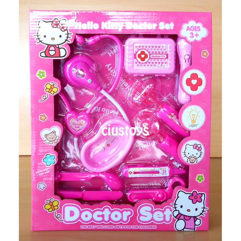 HELLO KITTY DOCTOR SET - MAINAN DOKTER DOKTERAN LUCU